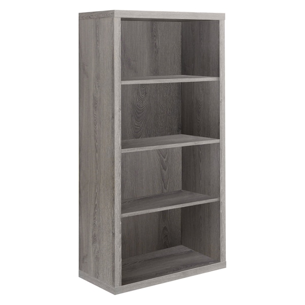 Monarch Specialties Bookshelf, Bookcase, Etagere, 5 Tier, 48"H, Office, Bedroom, Laminate, Brown, Contemporary, Modern - I 7060