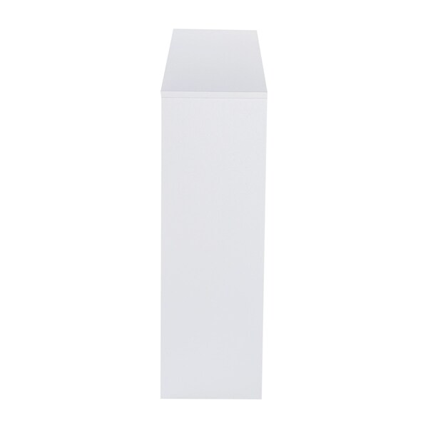 Flash Furniture Lotus Desktop Bookshelf Storage Organizer with Multiple Cubbies in White - NAN-17295-WH-GG