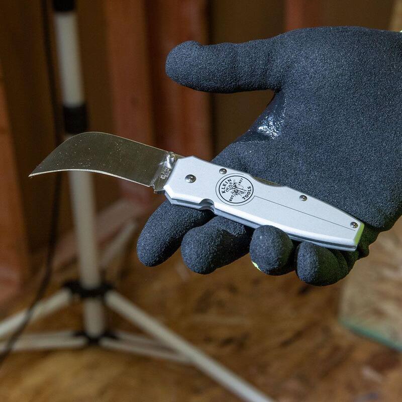 Klein Tools 2-5/8 in. Stainless Steel Hawkbill Folding Knife - 44006