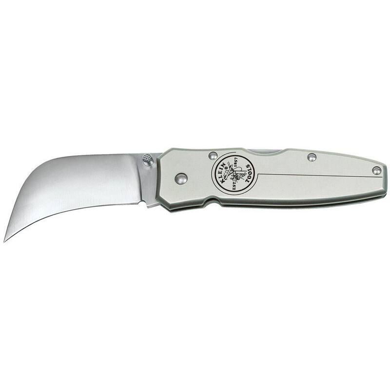 Klein Tools 2-5/8 in. Stainless Steel Hawkbill Folding Knife - 44006