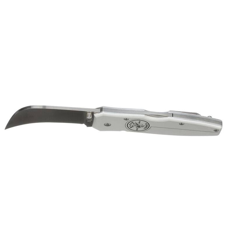 Klein Tools 2-5/8 in. Stainless Steel Hawkbill Folding Knife - 44006