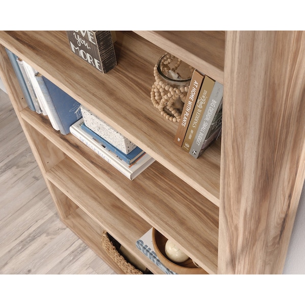 Sauder Portage Park 5 Shelf Bookcase Ka , Strong and lightweight 1-1/4 in. panel construction - 427479