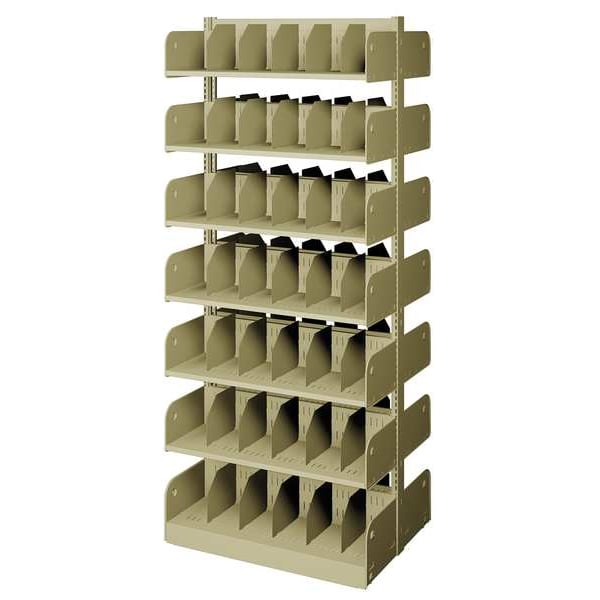 Estey Divider Shelf, Double, 14 Shelves, 24 In - WBDF82120