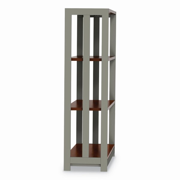 Linea Italia Trento Line Bookcase, 31 1/2w x 11 1/2d x 43 1/4h, Cherry - LITTR735CH