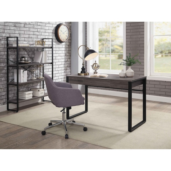 Lorell SOHO 4 Shelf Metal Frame Bookcase 29" x 11.8" x 57.5" - 97619