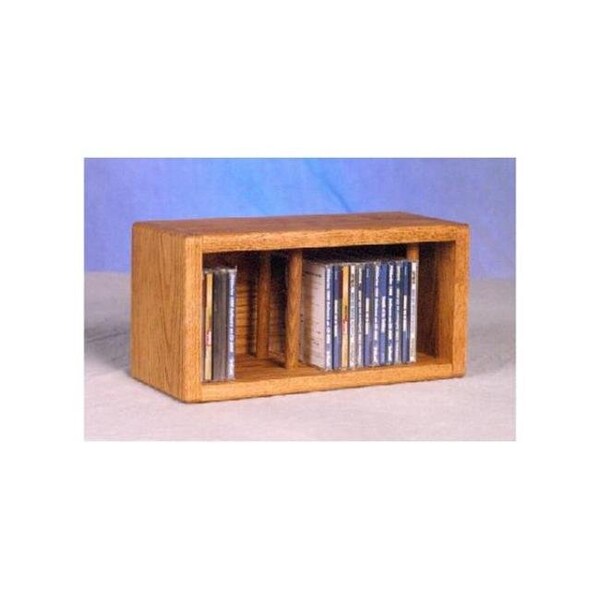 Wood Shed Wood Shed 103-1 Solid Oak desktop or shelf CD Cabinet - 103-1