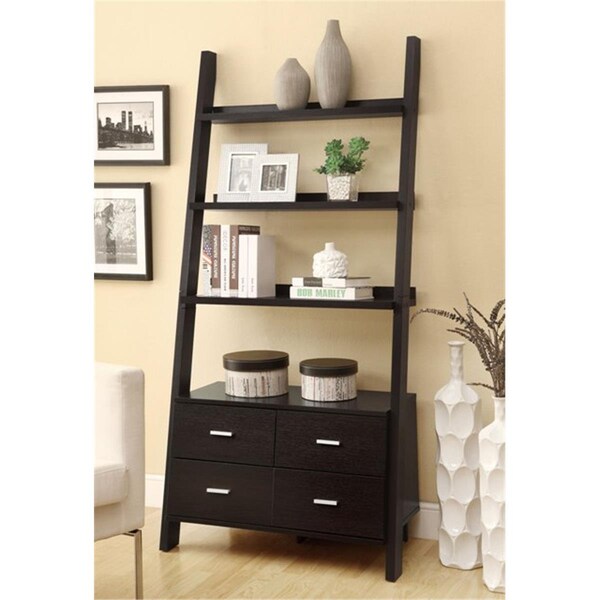 Coaster Coaster 800319 Bookcases Leaning Ladder Bookshelf with 2 Drawers - 800319