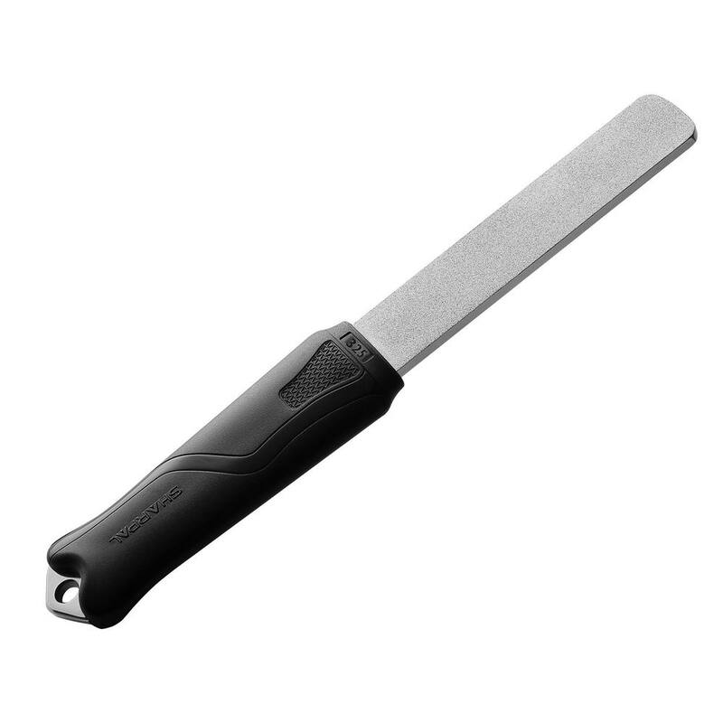Sharpal Dual-Grit Diamond Sharpening Stone Blade Sharpener for Knife, Axe, Lawn Mower Blade, Garden Shear, Chisel, Spade, Drills - 121N