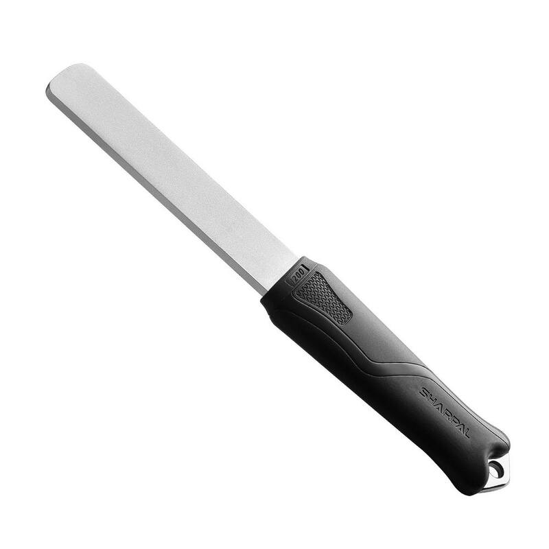 Sharpal Dual-Grit Diamond Sharpening Stone Blade Sharpener for Knife, Axe, Lawn Mower Blade, Garden Shear, Chisel, Spade, Drills - 121N