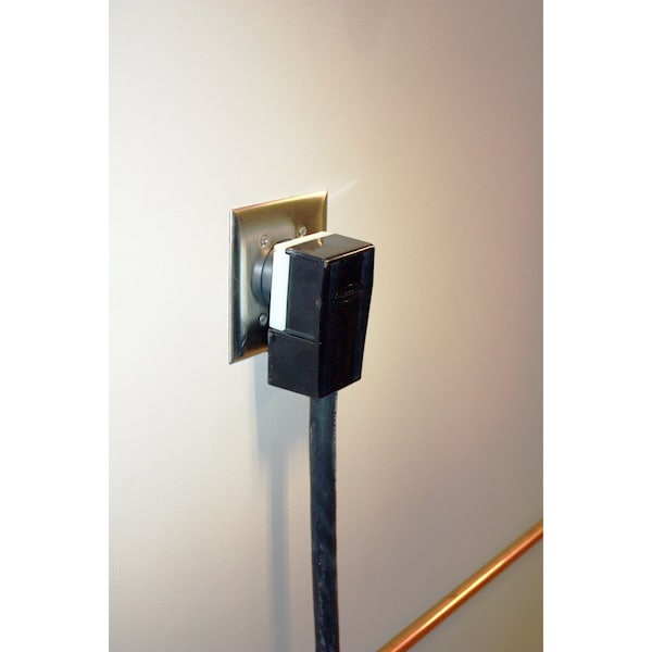 Hubbell 3 Wire Industrial Angle Straight Blade Plug 250VAC 30A - HBL9331