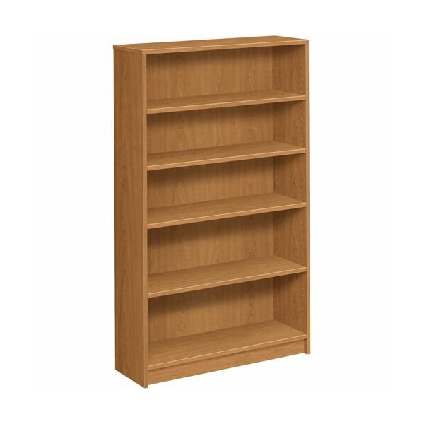 Hon HON 1875C, 1870 Series Bookcase, Five Shelf, 36w X 11 1/2d X 60 1/8h, Harvest - HON1875C