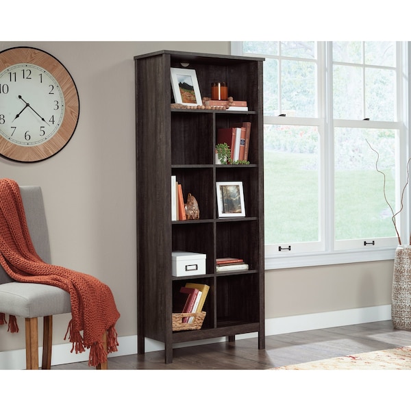 Sauder 9 Cube Storage Vert Bw 3a , Cubbyhole storage holds books, framed photos, collectibles, and more - 433980