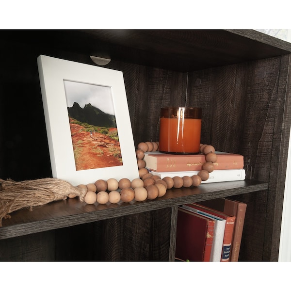 Sauder 9 Cube Storage Vert Bw 3a , Cubbyhole storage holds books, framed photos, collectibles, and more - 433980
