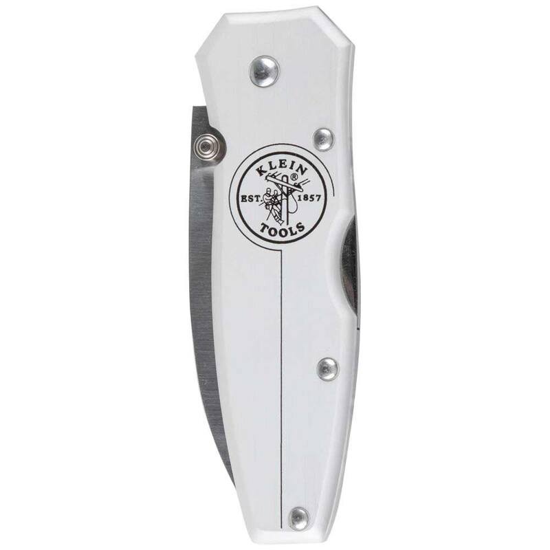 Klein Tools 2.5 in. Drop Point Straight Edge Lockback Folding Knife - 44001