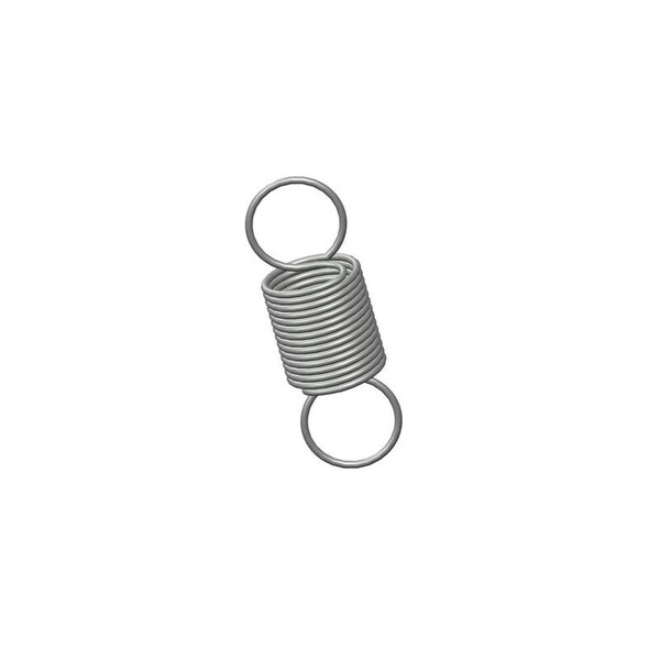 Approved Vendor Extension Spring, O= .500, L= 1.50, W= .037 - G509971280