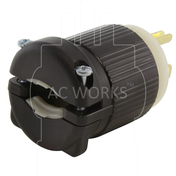 Ac Works NEMA 6-20P 20A 250V Straight-blade Plug with UL, C-UL Approval - AS620P