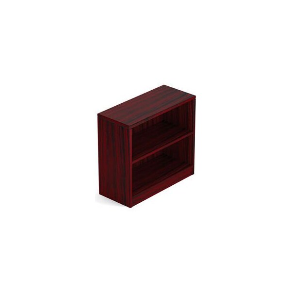 Gec Offices To Go 1 Shelf Bookcase in Mahogany - Executive Modular Furniture - SL30BC-AML