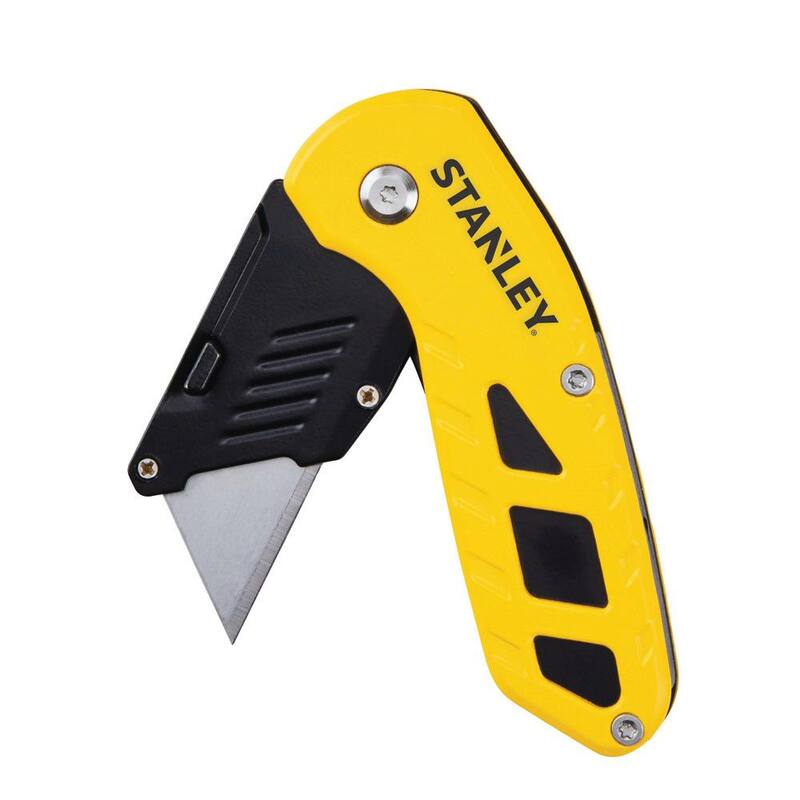 Stanley Compact Fixed Blade Folding Utility Knife and FATMAX 16 ft. Autolock Tape Measure - STHT10424W3316S