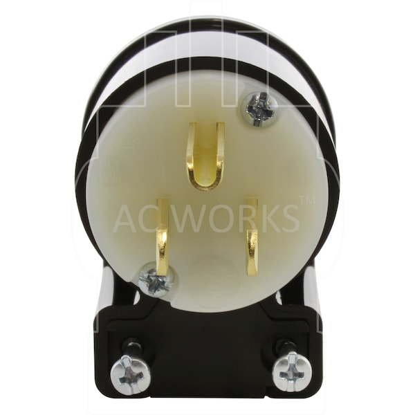 Ac Works Household 15A 125V All Angles Plug with UL, C-UL Approval - ASE515P