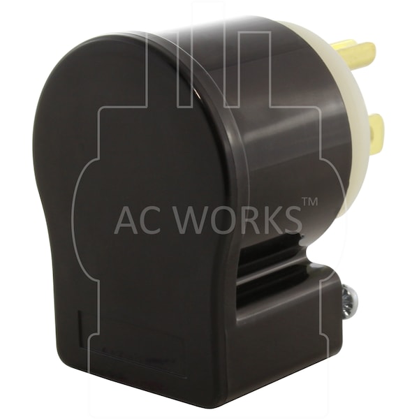 Ac Works Household 15A 125V All Angles Plug with UL, C-UL Approval - ASE515P