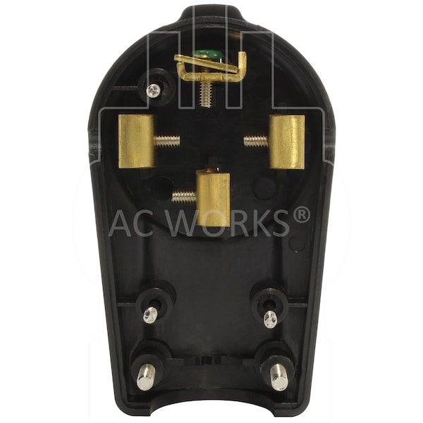 Ac Works RV/Range/Generator 50 Amp NEMA 14-50P DIY Assembly Plug - AS1450P