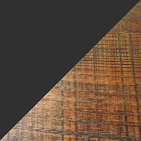 Alaterre Furniture 21" D X 30 H, 32 W X Solid Birch Wood and Metal, Rustic Natural/Black - AMBA0520
