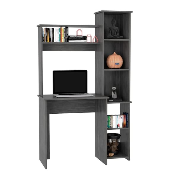 Tuhome 17.8 in. D X 63.9 in. H, 38.7 in. W X Laminate, Smokey Oak - ELV5202
