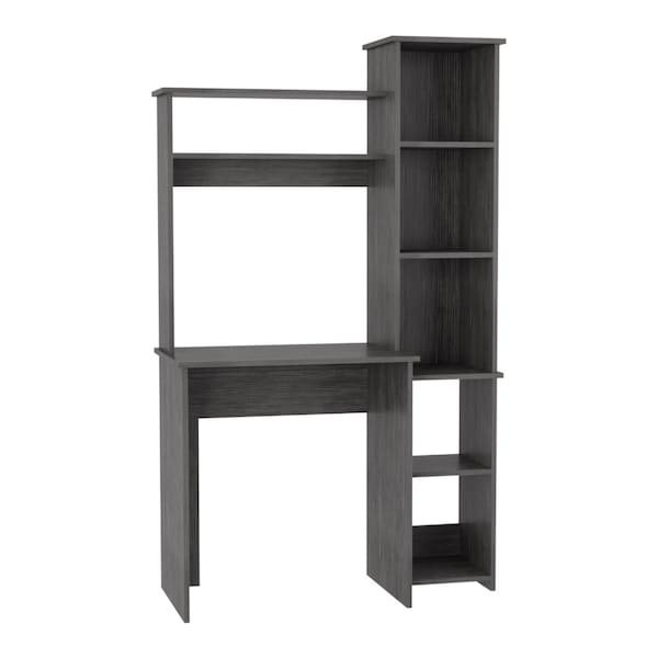 Tuhome 17.8 in. D X 63.9 in. H, 38.7 in. W X Laminate, Smokey Oak - ELV5202