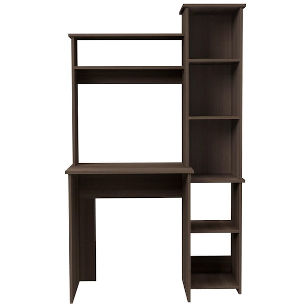 Tuhome 17.8 in. D X 63.9 in. H, 38.7 in. W X Laminate, Smokey Oak - ELV5202