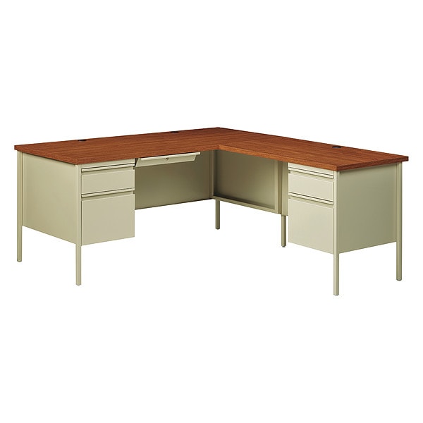 Hirsh L Shaped Desk L-Shape Desk, 72" D X 29-1/2" H, 66" W X - 20449