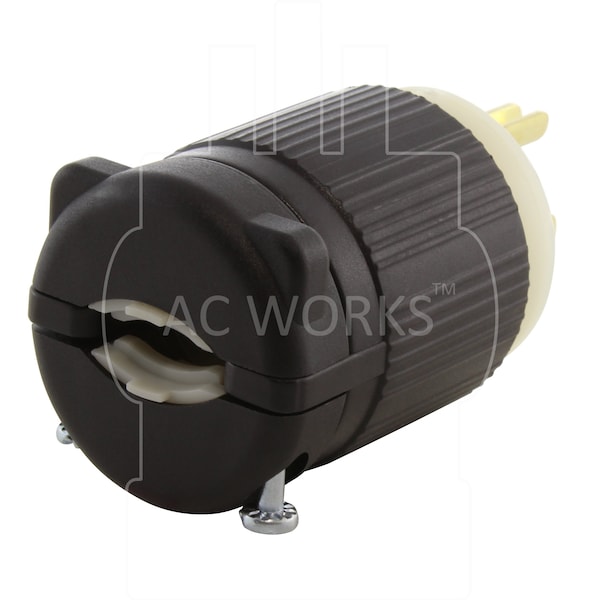 Ac Works NEMA 5-15P 15A 125V Straight-blade Plug with UL, C-UL Approval - AS515P