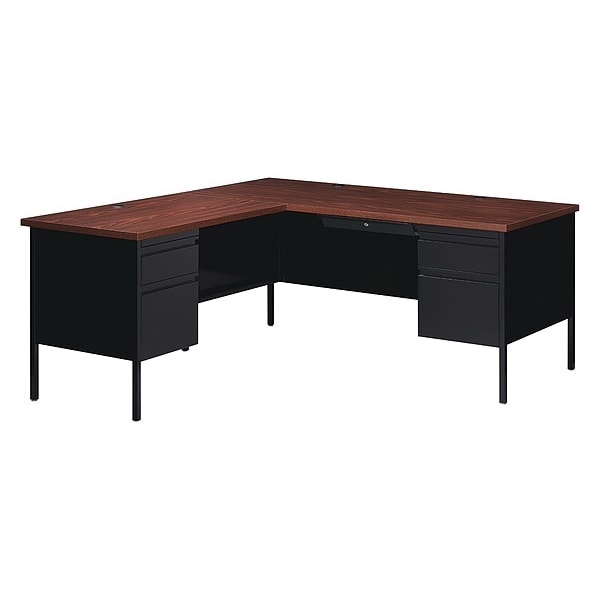 Hirsh L Shaped Desk L-Shape Desk, 72" D X 29-1/2" H, 66" W X - 20453