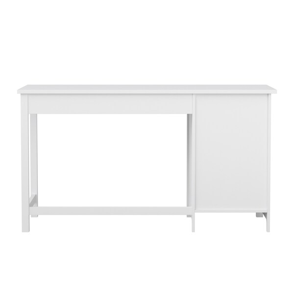 Martha Stewart 22.75 in. D X 54 in. W X Engineered Wood, Steel, White Frame/Polished Brass Hardware - ZG-ZP-09-WH-GLD-MS