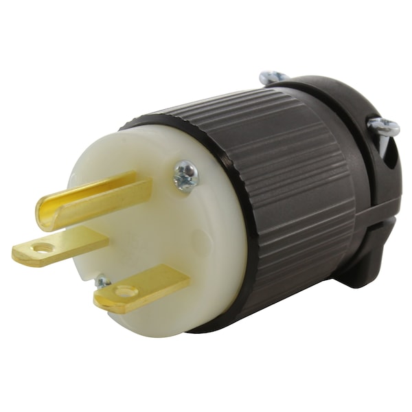 Ac Works NEMA 6-15P 15A 250V Straight-blade Plug with UL, C-UL Approval - AS615P