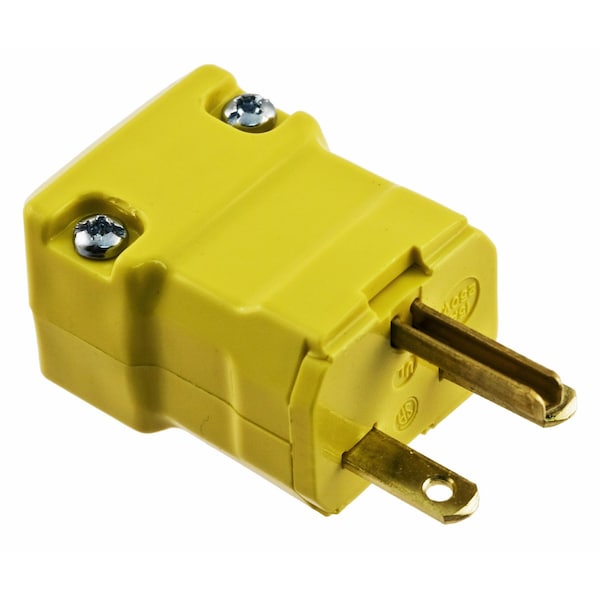 Hubbell 3 Wire Commercial Straight Blade Plug 250VAC 15A - HBL5666VY