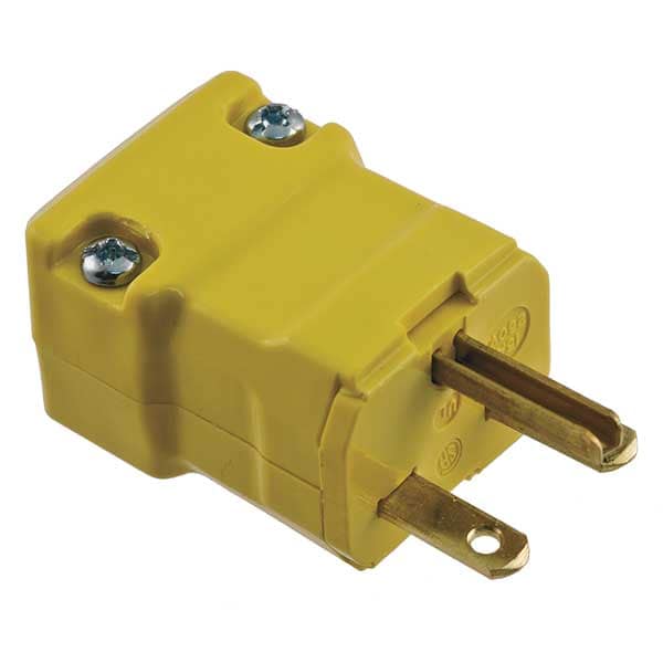 Hubbell 3 Wire Commercial Straight Blade Plug 250VAC 15A - HBL5666VY