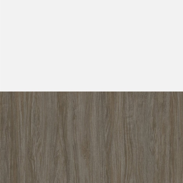 Bestar Orion 30W Shelving Unit, White & Walnut Grey - 116160-000017