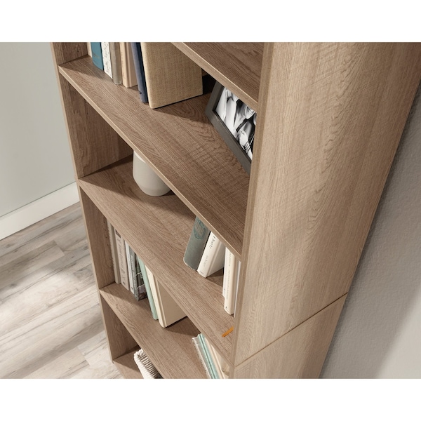 Sauder Beginnings Beginnings 5-Shelf Bookcase So , Three adjustable shelves for flexible storage options - 424261