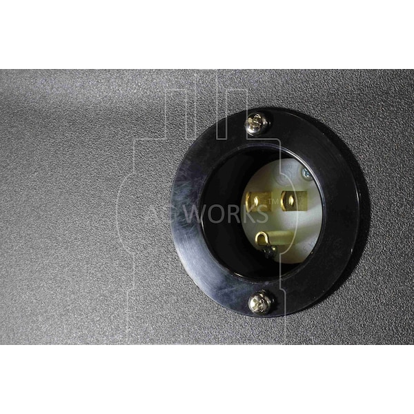 Ac Works 15A 125 Volt NEMA 5-15P Flanged Power Input Inlet - ASIN515P
