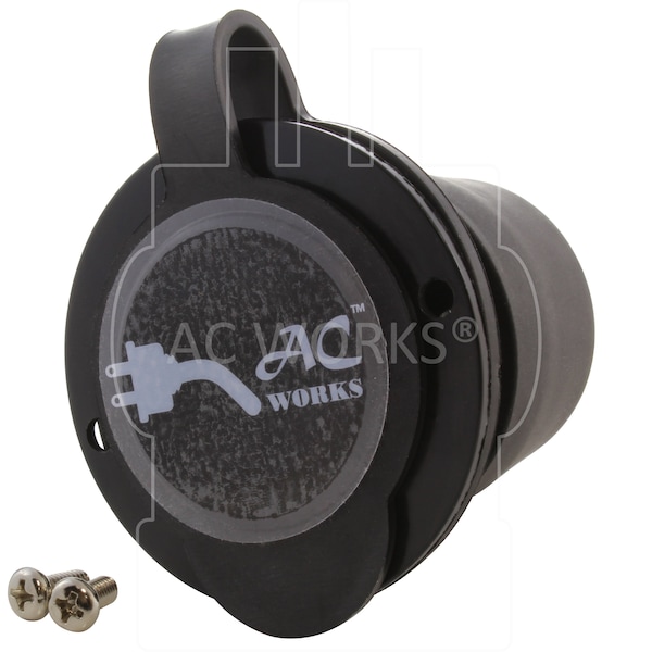 Ac Works 15/20A 125V Household Flanged Outlet with Covers UL and C-UL Listed - ASOU520R-WC