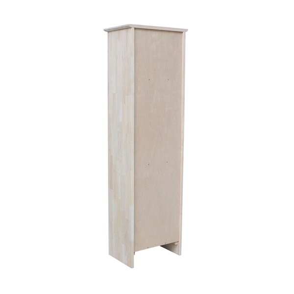 International Concepts Shaker Bookcase, 60" H, Unfinished - SH-18260A