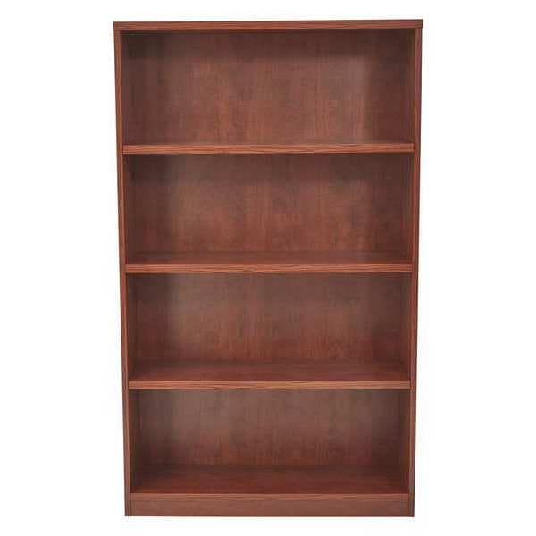 Office Star Bookcase, 36" Wx12" Dx60" H, Cherry - LBC361260-CHY