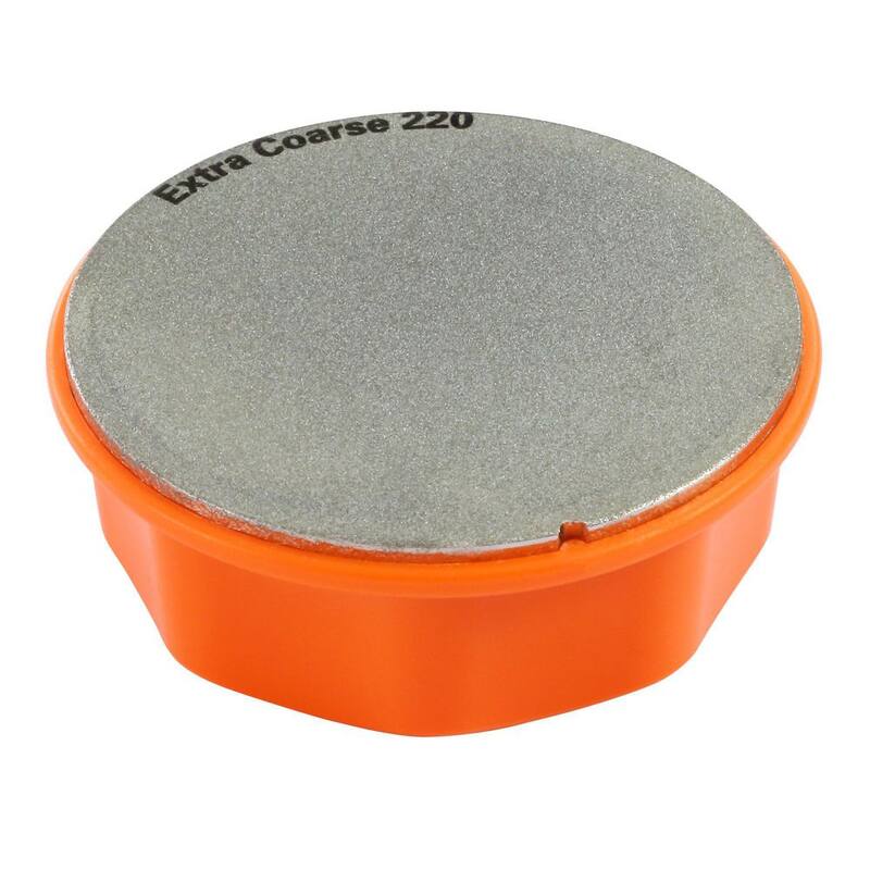 Sharpal Dual-Grit Diamond Sharpening Stone for Scythe Lawn Mower Blade Axe Hatchet Machete Lopper Shear Chisel & All Blade Edge - 216N