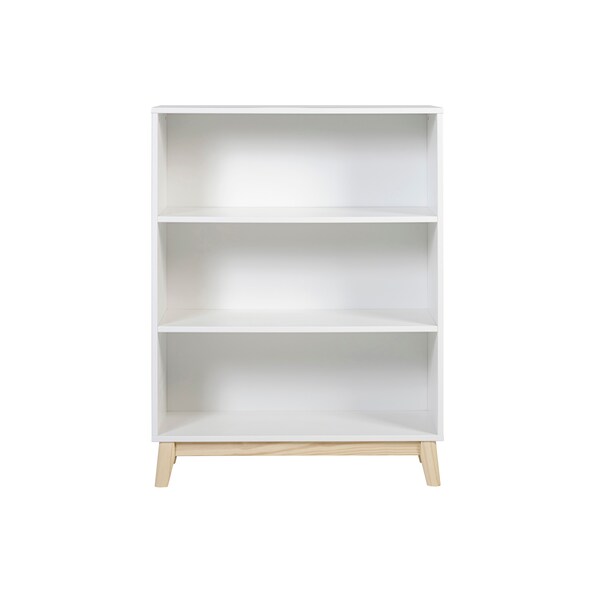 Alaterre Furniture MOD 48"H Tall 3-Shelf Bookcase - AJMD0520WH
