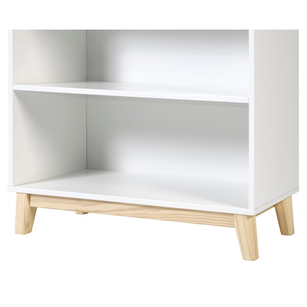 Alaterre Furniture MOD 48"H Tall 3-Shelf Bookcase - AJMD0520WH