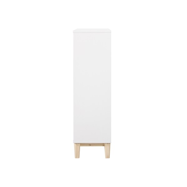 Alaterre Furniture MOD 48"H Tall 3-Shelf Bookcase - AJMD0520WH
