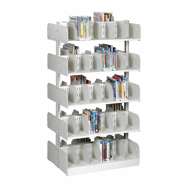 Estey Divider Shelf, Double, 10 Shelves, 20 In - WBDF62100