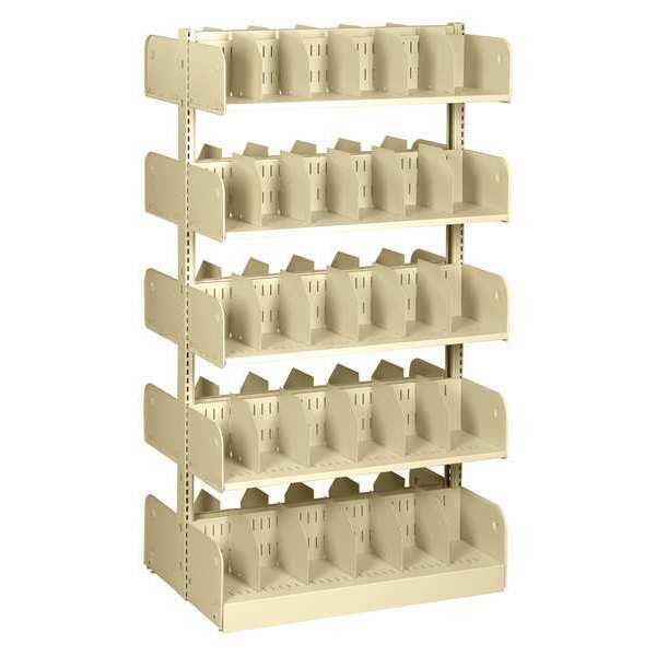 Estey Divider Shelf, Double, 10 Shelves, 20 In - WBDF62100