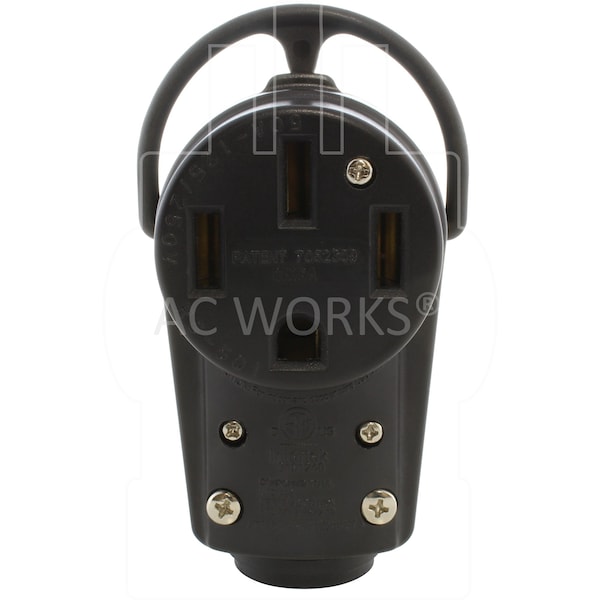 Ac Works RV/Range/Generator 50 Amp NEMA 14-50R DIY Assembly Connector - AS1450R
