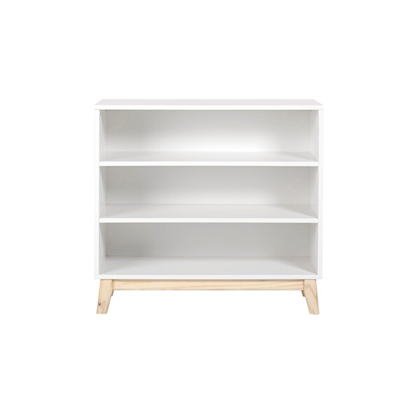 Alaterre Furniture MOD 34"H Under Window 3-Shelf Bookcase - AJMD0420WH